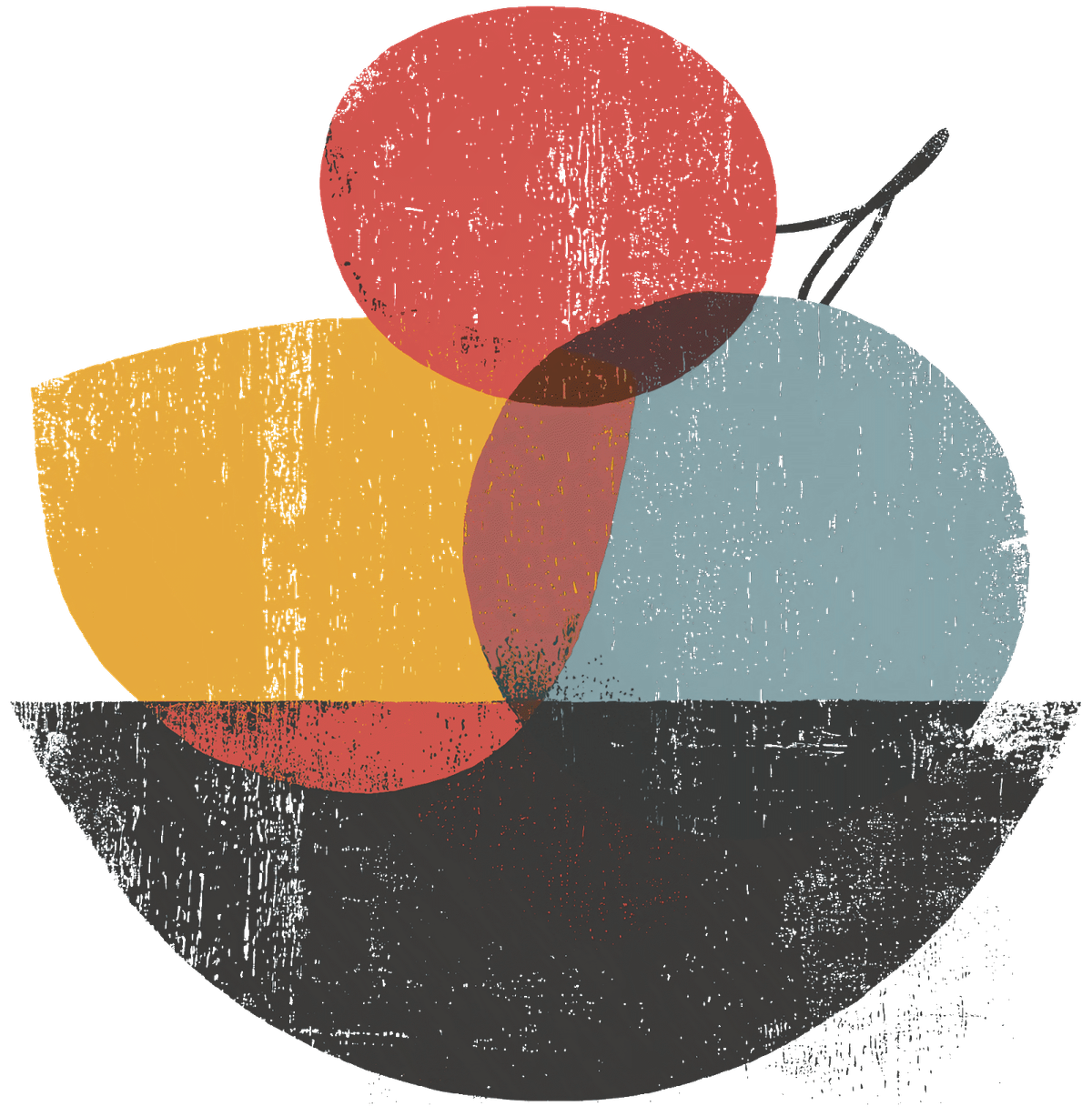 A bowl of fruit, representing healthy content